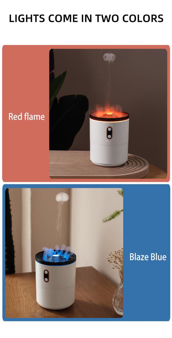 Hot Sale JellyFish núi lửa ẩm ướt Mini Portable Spray núi lửa hình dạng siêu âm ẩm ướt JellyFish ẩm ướt 4