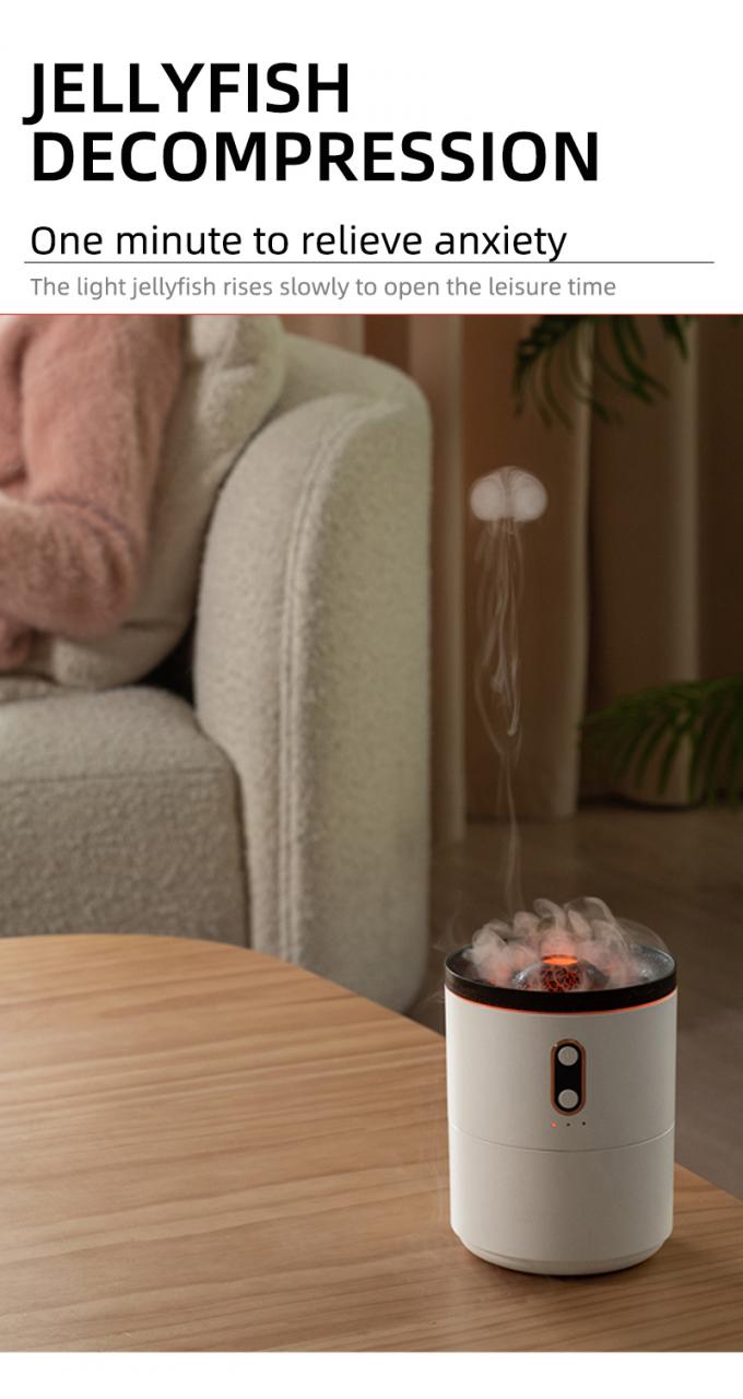 Hot Sale JellyFish núi lửa ẩm ướt Mini Portable Spray núi lửa hình dạng siêu âm ẩm ướt JellyFish ẩm ướt 9