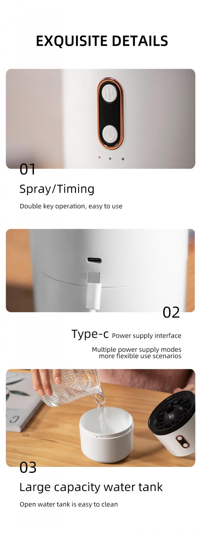 Hot Sale JellyFish núi lửa ẩm ướt Mini Portable Spray núi lửa hình dạng siêu âm ẩm ướt JellyFish ẩm ướt 11