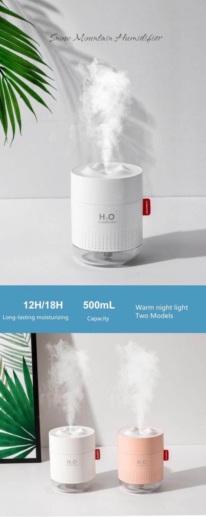 Homefish OEM Luftbefeuchter 500ml Capacity Tank Water Pure Mist Humidifiers Air Portable Desktop H20 3