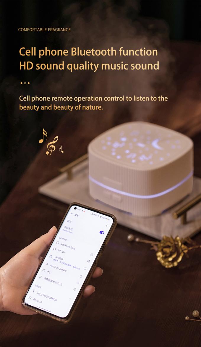 Nhạc Bluetooth gia đình Máy thơm bể nước lớn Máy làm việc phong cách hiện đại Máy thơm trị liệu với ánh sáng bầu không khí mờ 3