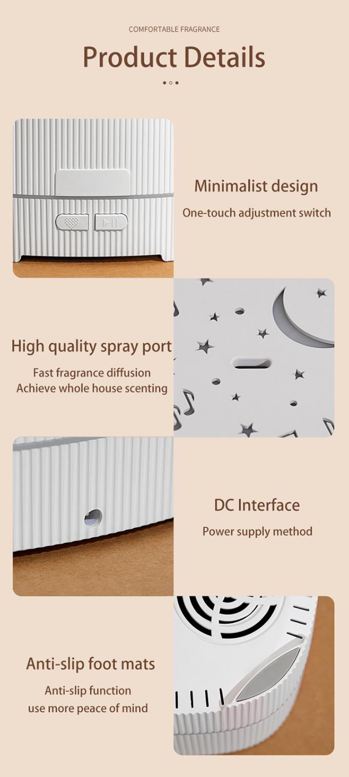 Nhạc Bluetooth gia đình Máy thơm bể nước lớn Máy làm việc phong cách hiện đại Máy thơm trị liệu với ánh sáng bầu không khí mờ 9