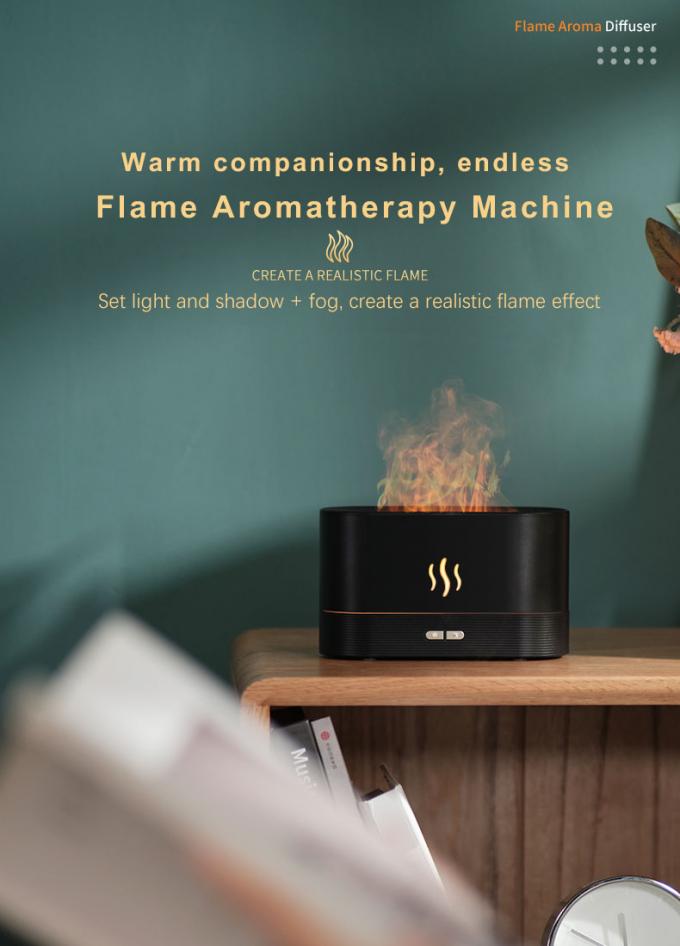 Homefish DropShipping Ngọn lửa Smart Humidifier Aroma Diffuser 2023 Air Humidifier Essential Oil Ngọn lửa mô phỏng siêu âm 4