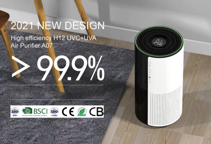 Homefish OEM Luchtreiniger Máy lọc không khí bán buôn Smart Hepa Purificador De Aire UVC Purificateurd Wifi Máy lọc không khí Tuya 0