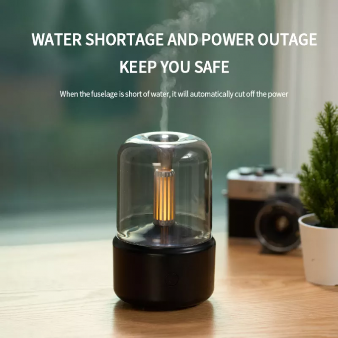 Máy tạo sương mù xịt H2o Máy tạo sương mù Máy khuếch đại mùi hương Dầu thiết yếu Máy gia vị không khí xe hơi Máy gia vị không khí nhỏ Mô phỏng bầu khí quyển Máy gia vị ánh sáng nến 5