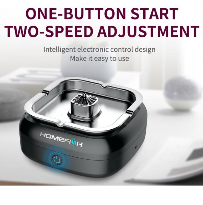 Homefish Thép không gỉ Máy lọc không khí xăng xăng điện đa chức năng Bộ lọc HEPA pin lâu bền Xăng xăng xăng xăng 4
