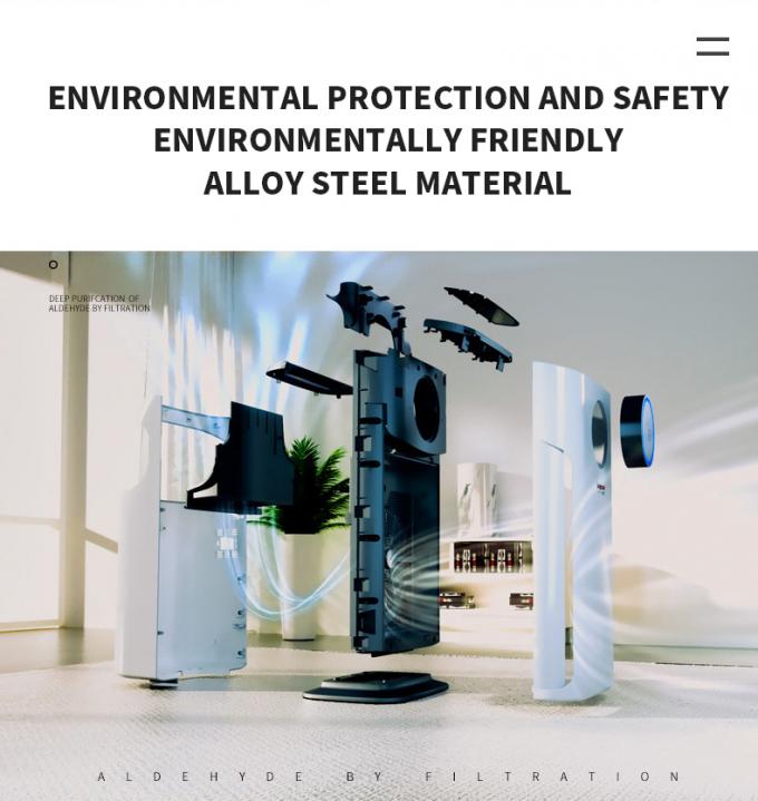 Bộ lọc carbon hoạt động gia đình Máy lọc không khí bao phủ lớn Máy lọc không khí nhiều bộ lọc Máy lọc không khí bốn tốc độ 4