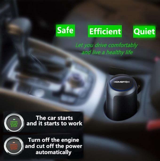 Homefish OEM Khí khí carbon hoạt động Khí khí mini Anion di động 3800 Rpm 0