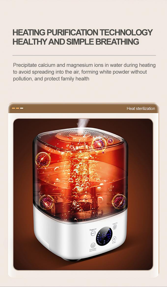 HOMEFISH BPA miễn phí 5L ẩm ướt dung lượng lớn với đèn UV khử trùng đèn điện 4