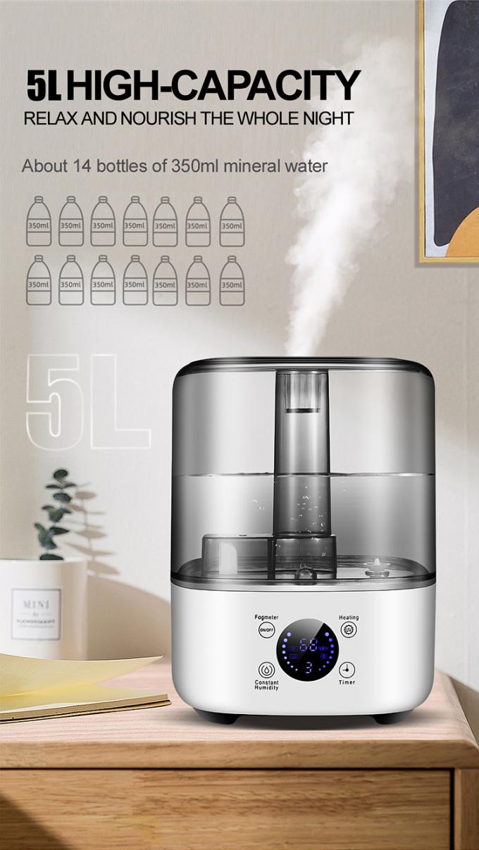 HOMEFISH BPA miễn phí 5L ẩm ướt dung lượng lớn với đèn UV khử trùng đèn điện 5