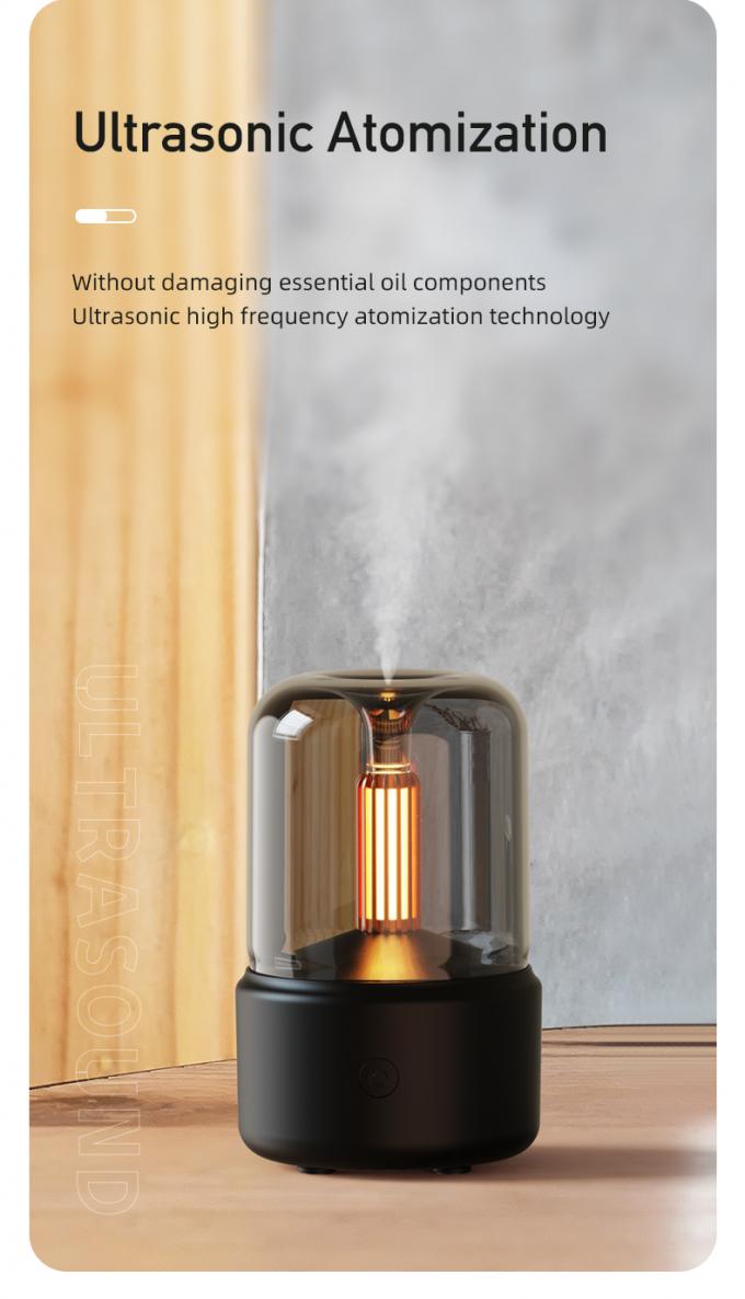 USB Creative Candlelight Aromatic Diffuser và Humidifier Bảo vệ lỗi điện 3
