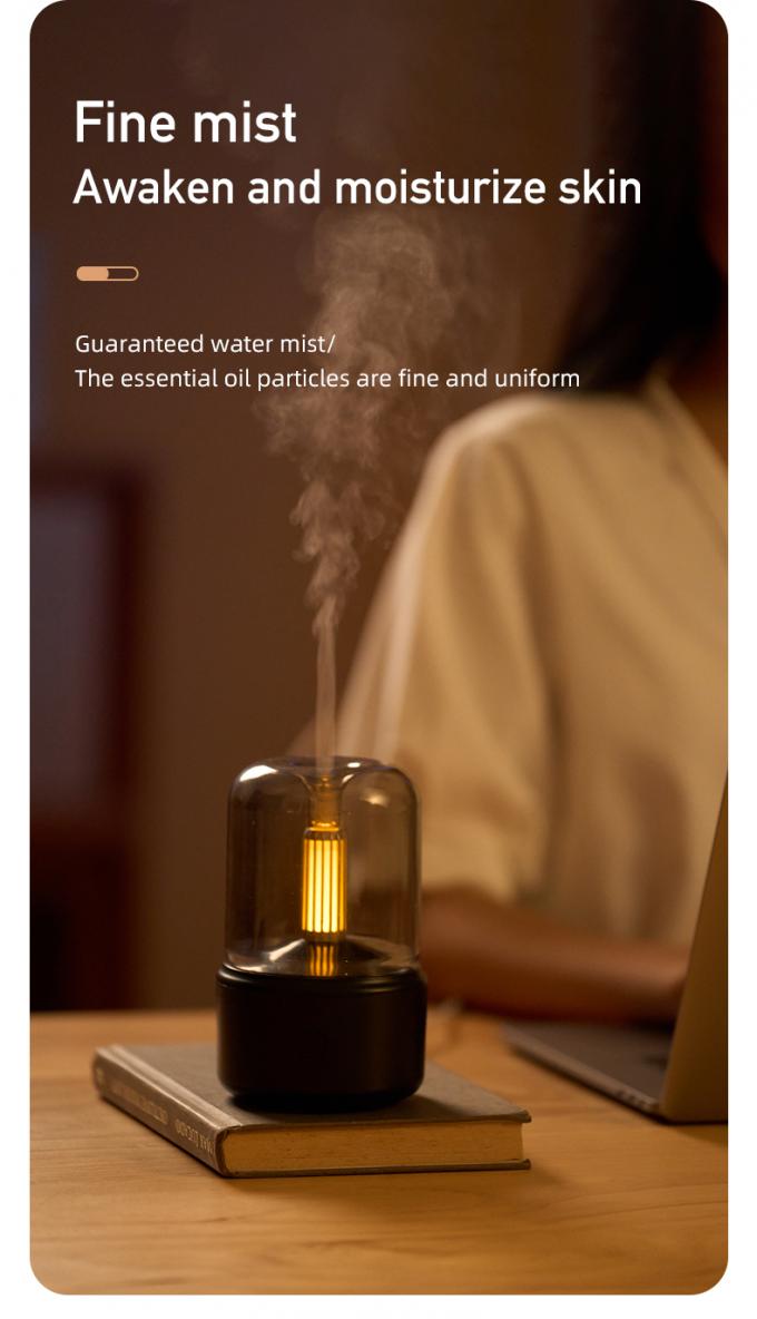USB Creative Candlelight Aromatic Diffuser và Humidifier Bảo vệ lỗi điện 4