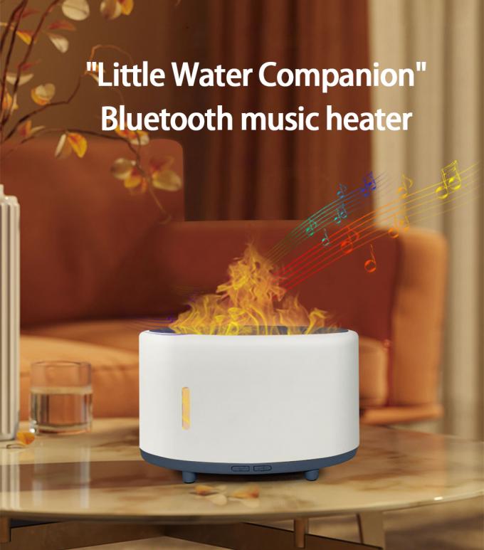 Thuốc làm ẩm ngọn lửa yên tĩnh Bluetooth Remote LED Aromatherapy Tùy chỉnh 150ml 0