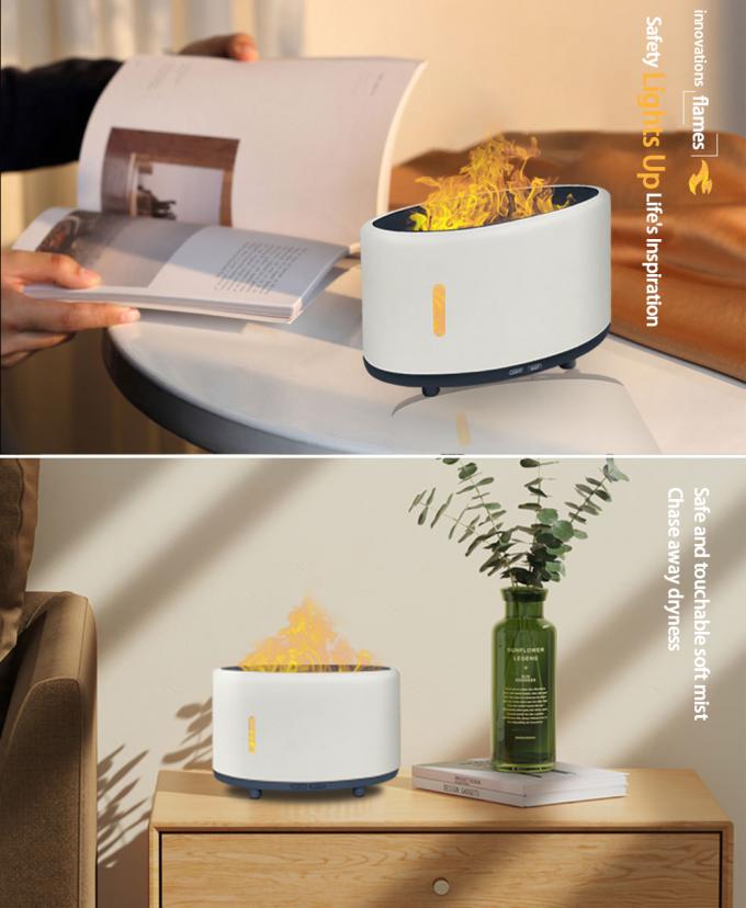 Thuốc làm ẩm ngọn lửa yên tĩnh Bluetooth Remote LED Aromatherapy Tùy chỉnh 150ml 3