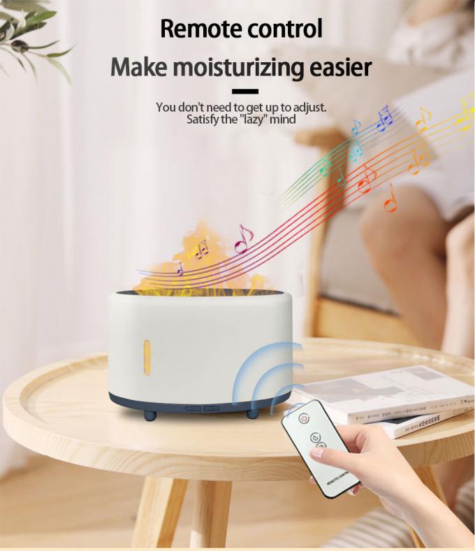 Thuốc làm ẩm ngọn lửa yên tĩnh Bluetooth Remote LED Aromatherapy Tùy chỉnh 150ml 4