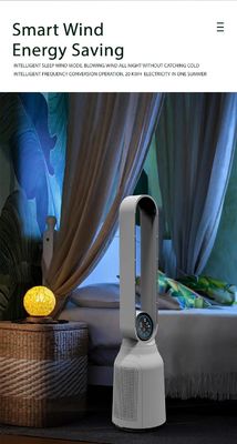 Giá tốt HOMEFISH màn hình cảm ứng máy lọc không khí gia đình không blades đứng quạt 8 bánh răng tốc độ điều chỉnh trực tuyến