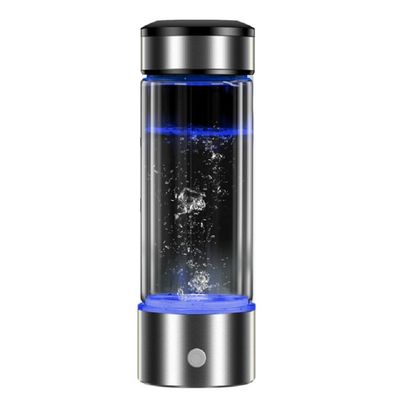 Máy tạo hydro Cốc lọc nước 430ml Máy tạo kiềm Nước giàu hydro chai di động chất ion hóa H2 điện phân tinh khiết