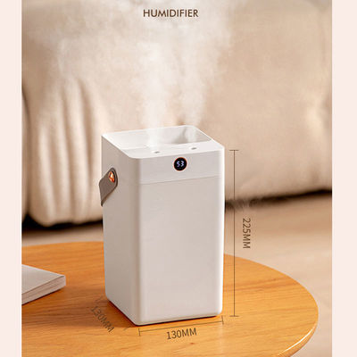 Giá tốt HOMEFISH Desktop 3L Máy làm ẩm không khí siêu âm di động phun kép cho văn phòng trực tuyến