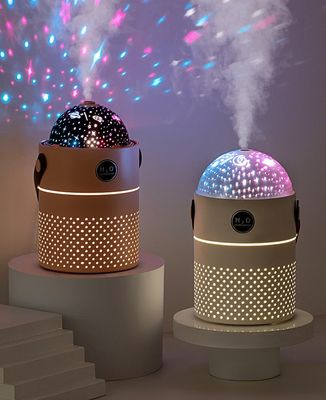 Giá tốt HOMEFISH pin sạc lại Diffusers dầu thiết yếu 550ml Projection Air Humidifier trực tuyến