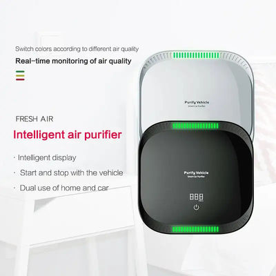 Giá tốt PM2.5 Hiển thị Máy lọc không khí thông minh di động thông minh Smart Touch Xe ô tô HEPA lọc Máy lọc không khí với cảm biến chất lượng không khí trực tuyến