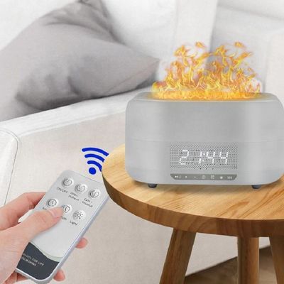 HOMEFISH 400ml Máy làm ẩm không khí lửa siêu âm với Bluetooth