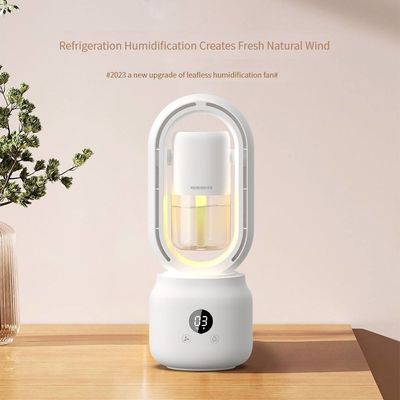 Giá tốt 300ml 2 trong 1 Máy làm ẩm điều hòa không khí Quạt không quạt 2000mAh Pin sạc trực tuyến