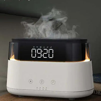 Giá tốt Smart Flame Effect Diffuser Humidifier Quiet Multifunctional Aroma Diffuser Aromatherapy Diffuser Humidifier Với đồng hồ LED trực tuyến