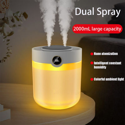 Giá tốt Khả năng lớn 2L độ ẩm hiển thị hai phun USB âm thầm gia đình ẩm trực tuyến